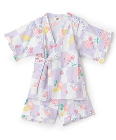 KP / ケーピー 着物・浴衣・小物類 | 甚平 市松×フルーツ柄