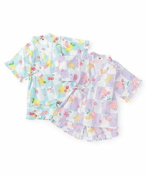 KP / ケーピー 着物・浴衣・小物類 | 甚平 市松×フルーツ柄 | 詳細12