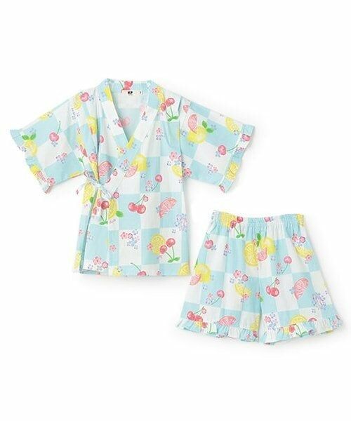 KP / ケーピー 着物・浴衣・小物類 | 甚平 市松×フルーツ柄 | 詳細2