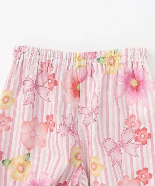 KP / ケーピー 着物・浴衣・小物類 | 甚平 ストライプ×花リボン柄 | 詳細8