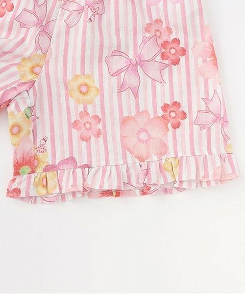 KP / ケーピー 着物・浴衣・小物類 | 甚平 ストライプ×花リボン柄 | 詳細9