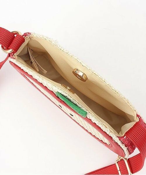 KP / ケーピー ショルダーバッグ | りんごモチーフ ショルダーバッグ | 詳細4