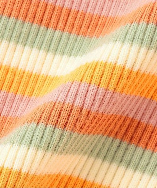 KP / ケーピー レギンス・スパッツ | マルチボーダー テレコ スパッツ 【10分丈】 | 詳細4