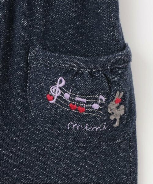 KP / ケーピー その他パンツ | 裾折り返し デニム風ニットツイル パンツ | 詳細3