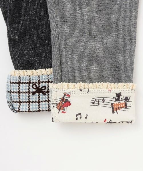 KP / ケーピー その他パンツ | 裾折り返し デニム風ニットツイル パンツ | 詳細5