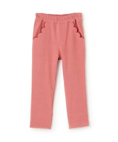 KP / ケーピー その他パンツ | 裾折り返し スカラップポケット ニットツイルパンツ