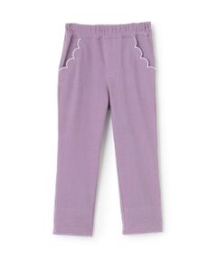 KP / ケーピー その他パンツ | 裾折り返し スカラップポケット ニットツイルパンツ