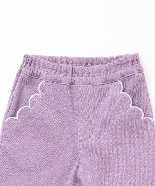 KP / ケーピー その他パンツ | 裾折り返し スカラップポケット ニットツイルパンツ | 詳細2