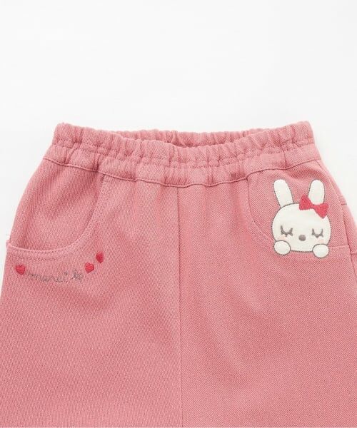 KP / ケーピー その他パンツ | mimiちゃんアップリケ ヒップフリル ニットツイル パンツ | 詳細4