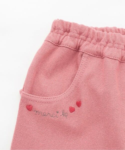 KP / ケーピー その他パンツ | mimiちゃんアップリケ ヒップフリル ニットツイル パンツ | 詳細5