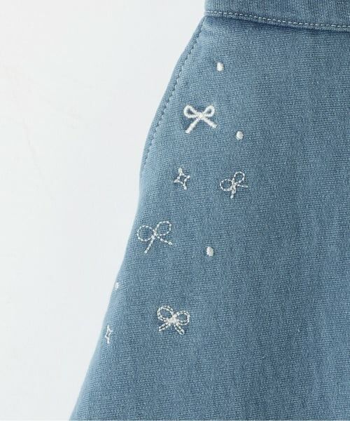 KP / ケーピー ショート・ハーフ・半端丈パンツ | ニットデニム プリーツ ラップキュロット | 詳細3