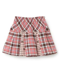 KP / ケーピー ショート・ハーフ・半端丈パンツ | チェック×チェック プリーツスカパン