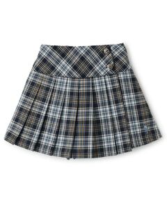 KP / ケーピー ショート・ハーフ・半端丈パンツ | チェック　プリーツキュロットスカート