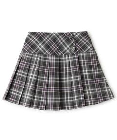 KP / ケーピー ショート・ハーフ・半端丈パンツ | チェック　プリーツキュロットスカート