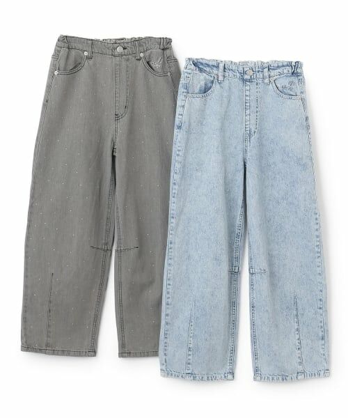 KP / ケーピー その他パンツ | 【Trois Lapins】 バレルレッグ デニムパンツ | 詳細8