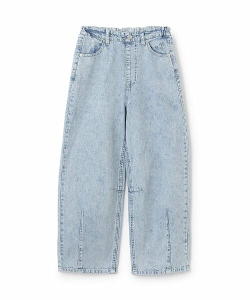 KP / ケーピー その他パンツ | 【Trois Lapins】 バレルレッグ デニムパンツ（サックス）