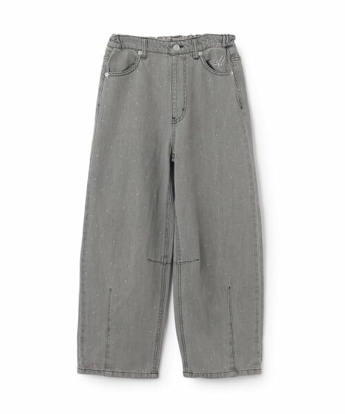 KP / ケーピー その他パンツ | 【Trois Lapins】 バレルレッグ デニムパンツ（グレー）