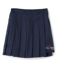 KP / ケーピー ミニ・ひざ丈スカート | 【Trois Lapins】 ヘムロゴ プリーツスカート