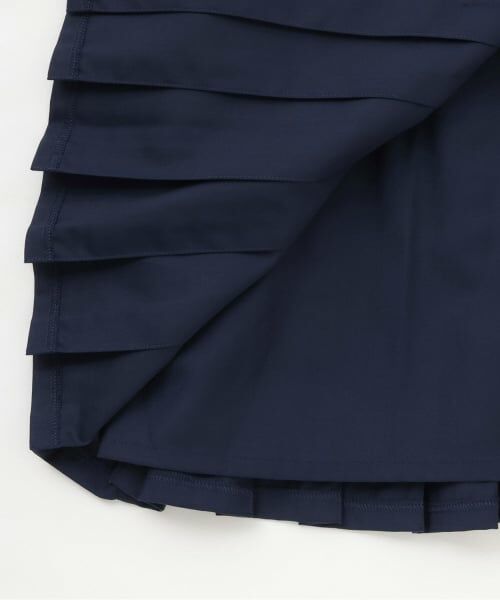 KP / ケーピー ミニ・ひざ丈スカート | 【Trois Lapins】 ヘムロゴ プリーツスカート | 詳細6