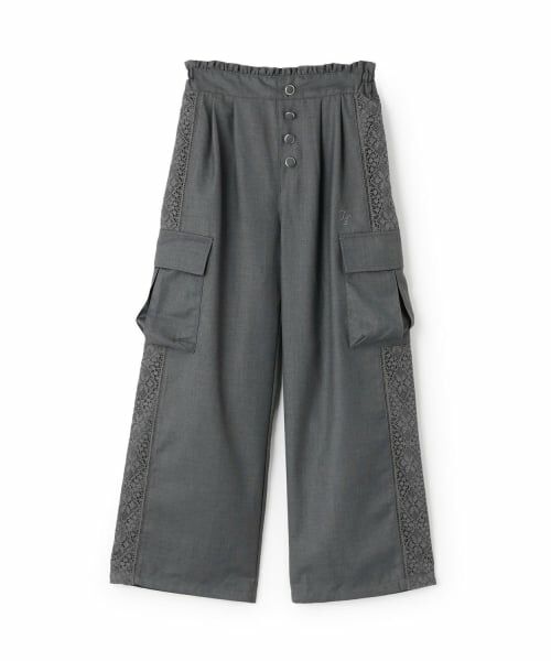 KP / ケーピー サロペット・オールインワン | 【Trois Lapins】 サイドレース サロペット 【2WAY】 | 詳細2