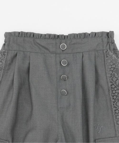 KP / ケーピー サロペット・オールインワン | 【Trois Lapins】 サイドレース サロペット 【2WAY】 | 詳細4