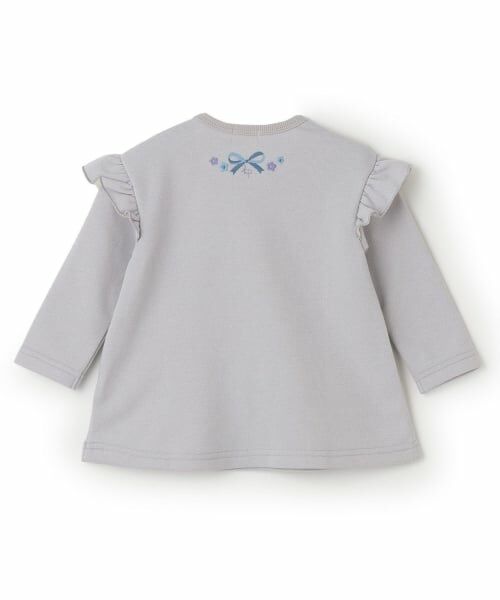 KP / ケーピー その他トップス | ポシェット風アップリケ ラメ裏毛チュニック | 詳細1