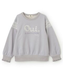 KP / ケーピー スウェット | ラメ裏毛　ポイントレース トレーナー