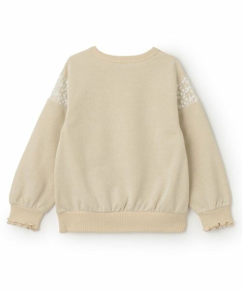 KP / ケーピー スウェット | ラメ裏毛　ポイントレース トレーナー | 詳細1
