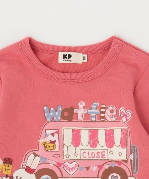 KP / ケーピー スウェット | mimiちゃん フードトラック ギミックトレーナー | 詳細2