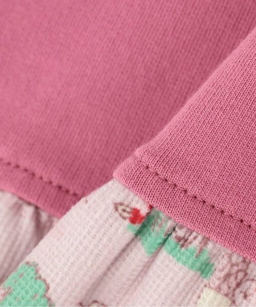 KP / ケーピー その他トップス | 秋の街並柄 カーディガンレイヤード風チュニック | 詳細5