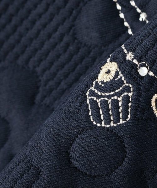 KP / ケーピー スウェット | 花ジャカード ペプラム トレーナー | 詳細5