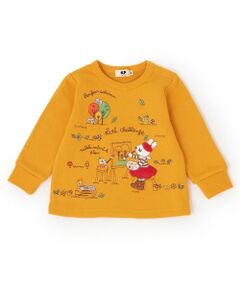 KP / ケーピー スウェット | お絵描きミミ 刺シュウトレーナー 【吸湿発熱加工】