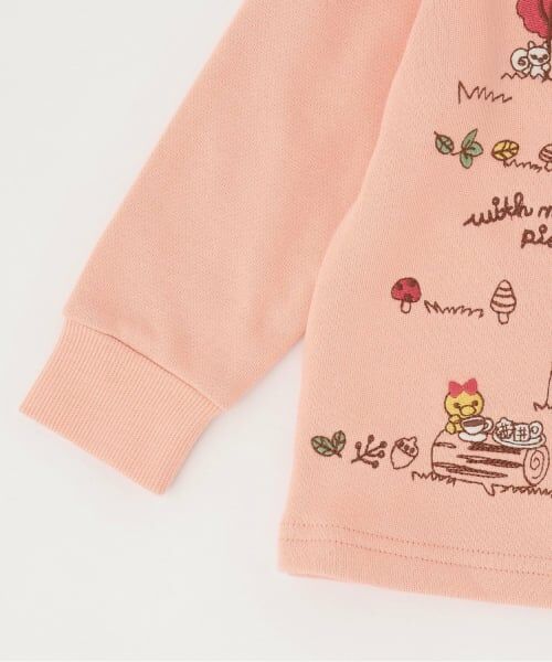 KP / ケーピー スウェット | お絵描きミミ 刺シュウトレーナー 【吸湿発熱加工】 | 詳細3