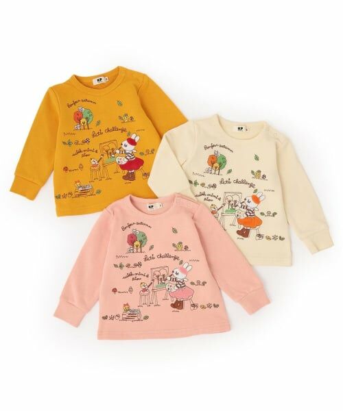 KP / ケーピー スウェット | お絵描きミミ 刺シュウトレーナー 【吸湿発熱加工】 | 詳細7