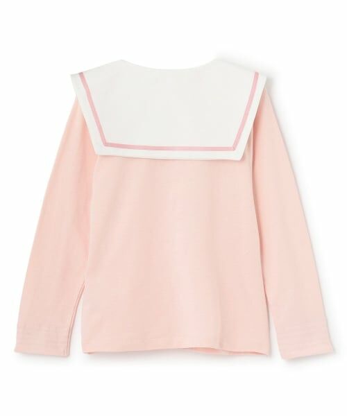 KP / ケーピー Tシャツ | キラキラユニコーン刺シュウ セーラー衿長袖Tシャツ | 詳細1