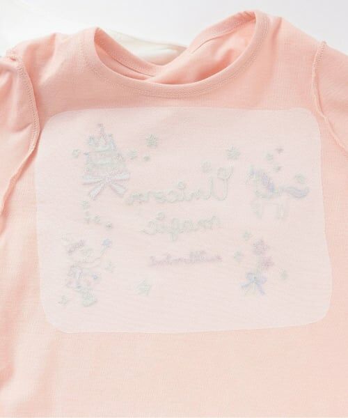 KP / ケーピー Tシャツ | キラキラユニコーン刺シュウ セーラー衿長袖Tシャツ | 詳細4