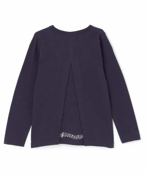 KP / ケーピー Tシャツ | ハート＆ミュージックモチーフ 長袖Tシャツ | 詳細1