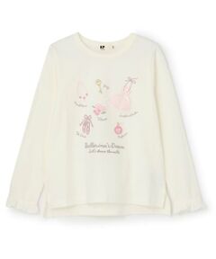 KP / ケーピー Tシャツ | バレエモチーフ 長袖Tシャツ