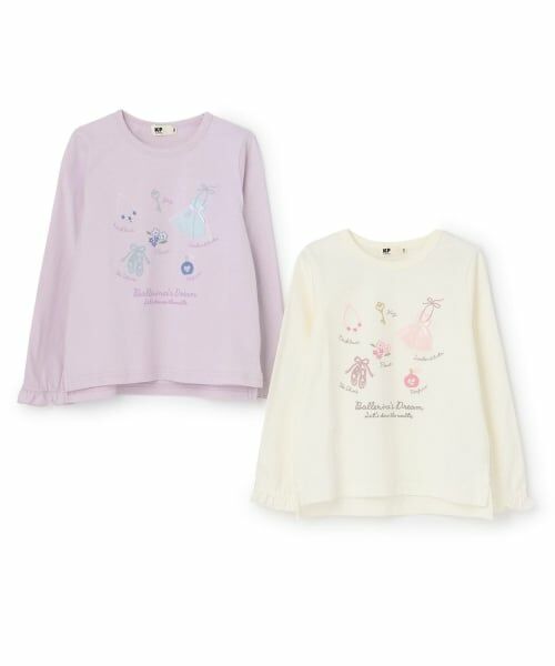 KP / ケーピー Tシャツ | バレエモチーフ 長袖Tシャツ | 詳細7