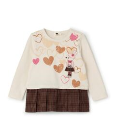 KP / ケーピー その他トップス | チェックプリーツ 長袖チュニック