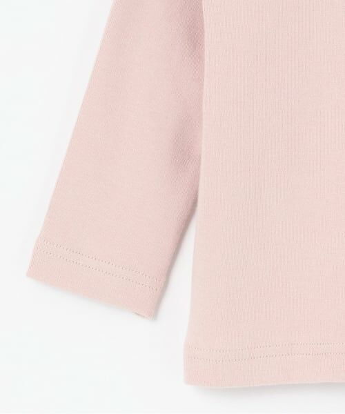 KP / ケーピー Tシャツ | 音符刺シュウ フリル衿フライス微起毛長袖Tシャツ | 詳細3