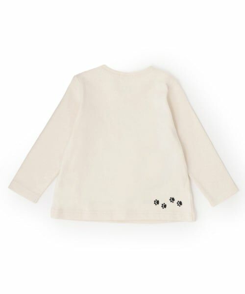 KP / ケーピー Tシャツ | ベーカリーmimiちゃんアップリケ 長袖Tシャツ | 詳細1