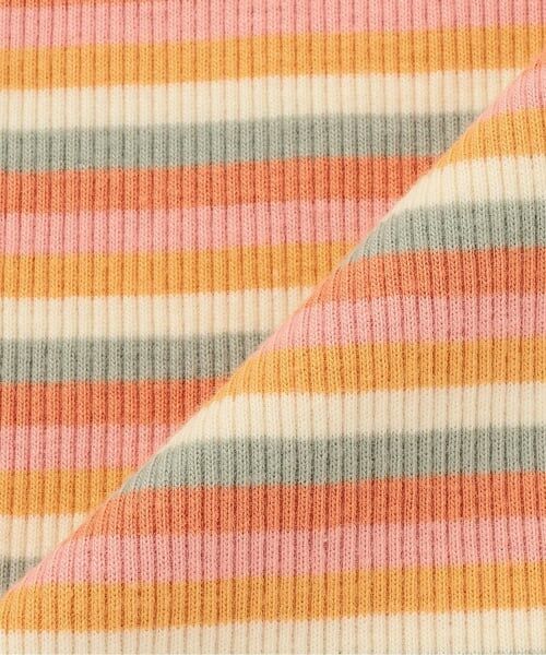 KP / ケーピー Tシャツ | マルチボーダー テレコ 長袖Tシャツ | 詳細4