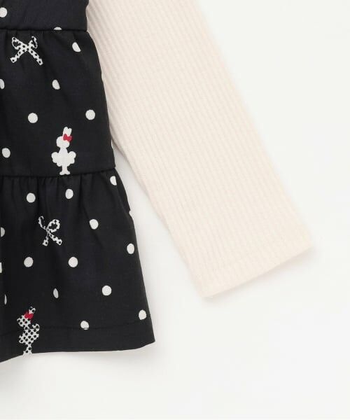 KP / ケーピー その他トップス | ドット×リボン総柄 レイヤード風チュニック | 詳細3