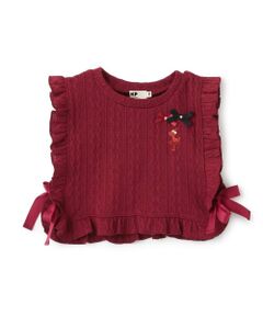 KP / ケーピー ダウンジャケット・ベスト | ケーブル柄ジャカード ベスト