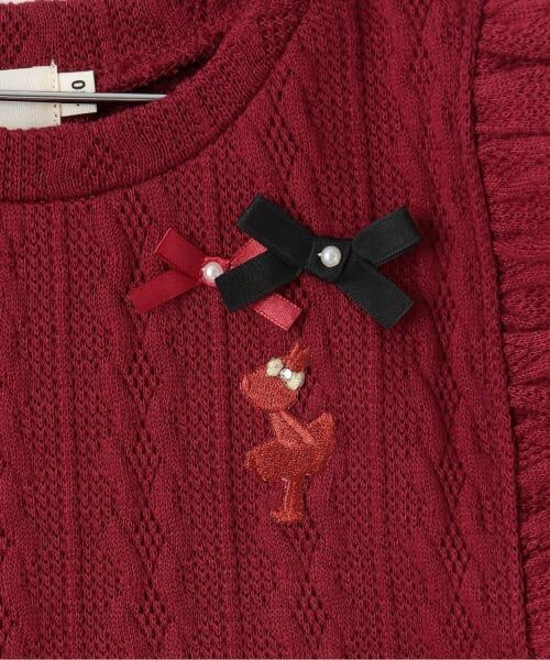 KP / ケーピー ダウンジャケット・ベスト | ケーブル柄ジャカード ベスト | 詳細4