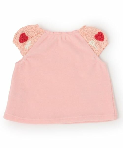 KP / ケーピー その他トップス | かぎ針編み＆フリース ベスト | 詳細1