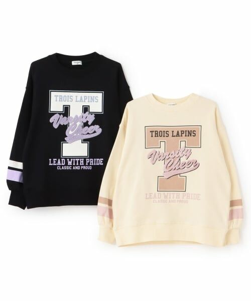 KP / ケーピー スウェット | 【Trois Lapins】 ビッグイニシャル カレッジトレーナー | 詳細6