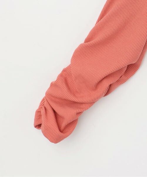 KP / ケーピー Tシャツ | 【Trois Lapins】 衿レース テレコ長袖Tシャツ | 詳細3