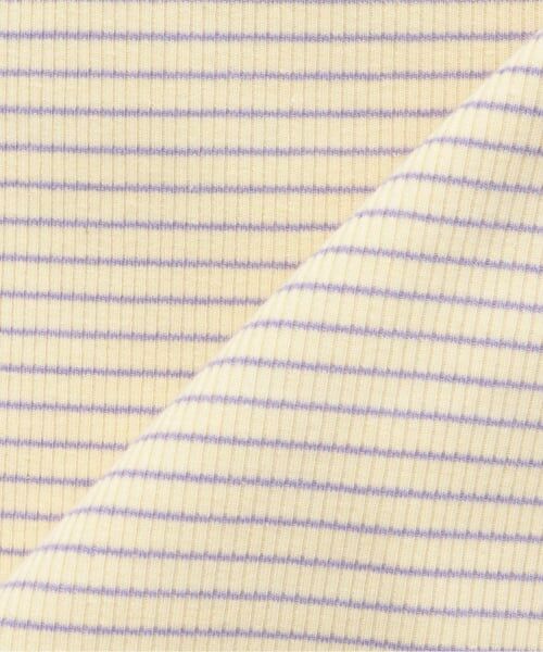 KP / ケーピー Tシャツ | 【Trois Lapins】 セーラー衿 テレコボーダー長袖Tシャツ | 詳細6